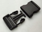 Klamra zatrzaskowa plastikowa 40 mm do paska 1 sztuka