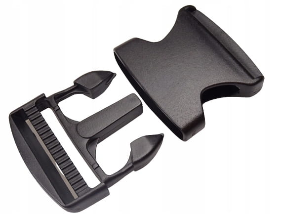 Klamra zatrzaskowa plastikowa 50 mm do paska plecaka torby 10 sztuk