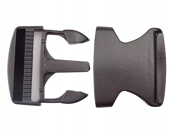 Klamra zatrzaskowa plastikowa 50 mm do paska plecaka torby 10 sztuk