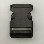 Klamra zatrzaskowa plastikowa 25 mm do paska torby plecaka 1 sztuka czarny