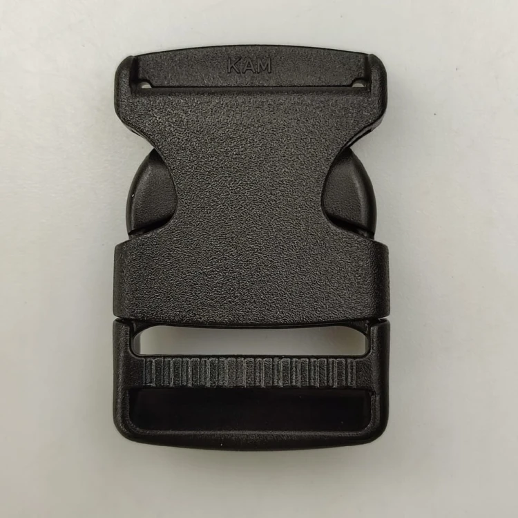 Klamra zatrzaskowa plastikowa 25 mm do paska torby plecaka 1 sztuka czarny