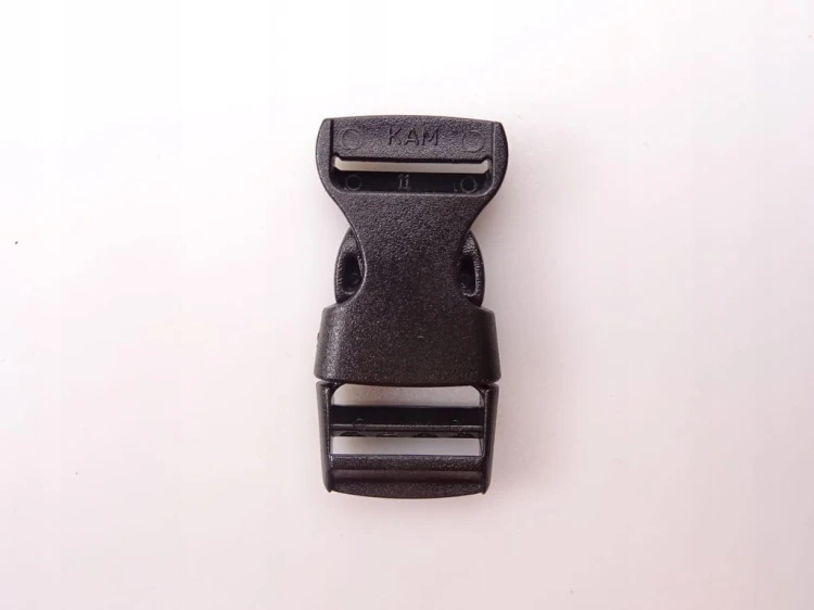 Klamra zatrzaskowa plastikowa 15 mm do paska 10 sztuk