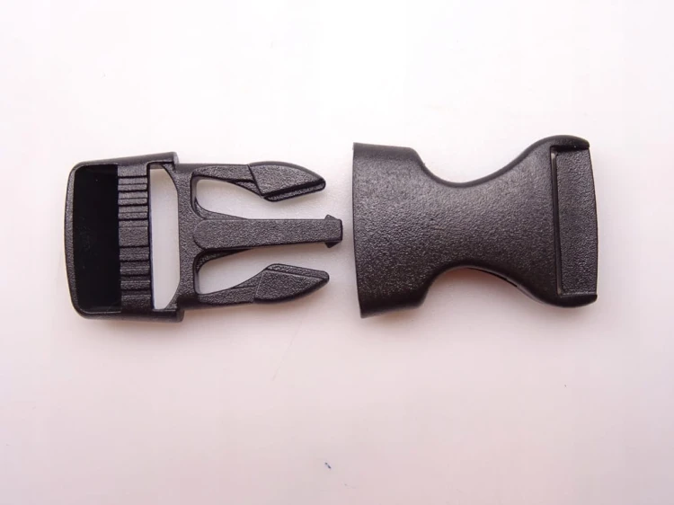 Klamra zatrzaskowa plastikowa 15 mm do paska 10 sztuk