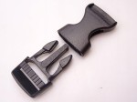 Klamra zatrzaskowa plastikowa 15 mm do paska 10 sztuk