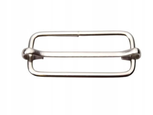 Regulator metalowy kaletniczy 40 / 16 / 2,8 mm srebrny 10 sztuka