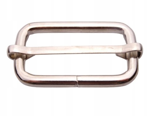 Regulator metalowy kaletniczy 40 / 21 / 5 mm 1 sztuka srebrny