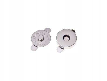 Zapięcie kaletnicze magnes do torebki 18 mm nikiel