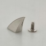 Ćwieki szpony metalowe nity skręcane 16 srebrny 10 sztuk