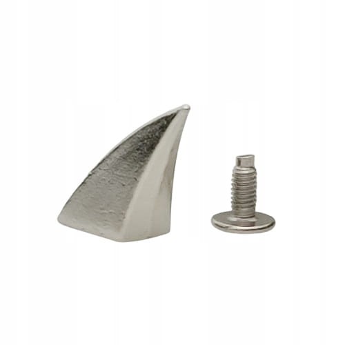 Ćwieki szpon metalowy nity skręcane 16 srebrny 1 sztuka