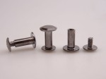 Nity skręcane śruba do paska 10 mm czarny nikiel 10 sztuk