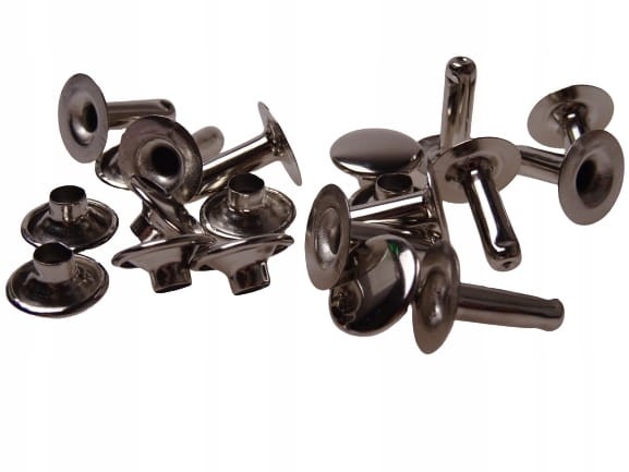 Nity kaletnicze szewskie 12 / 3 / 15 mm czarny nikiel 100 sztuk