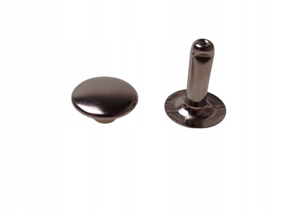 Nity kaletnicze szewskie 12 / 3 / 15 mm czarny nikiel 50 sztuk
