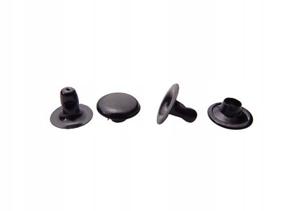 Nity zbitki kaletnicze 8 / 3 / 5 mm czarne 100 sztuk