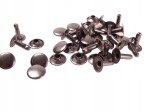 Nity zbitki jednostronne kaletnicze 12 / 4 / 15 mm czarny nikiel 10 sztuk