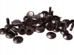 Nity zbitki jednostronne kaletnicze 8 mm czarny nikiel 100 sztuk