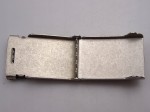 Klamra do taśmy zaciskowa do paska z końcówką 30 mm srebrna (21)