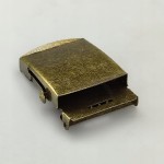 Klamra zaciskowa do paska z końcówką 40 mm stare złoto (22)