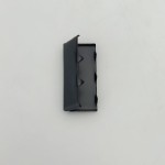 Końcówka zakończenie metalowe do paska taśmy 25 mm czarny mat 10 sztuk