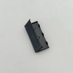 Końcówka zakończenie metalowe do paska taśmy 20 mm czarny mat 10 sztuk