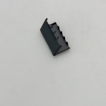 Końcówka zakończenie metalowe do paska taśmy 15 mm czarny mat 10 sztuk