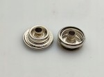 Napy zatrzaski metalowe kaletnicze 15 mm 50 szt.