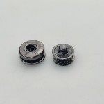 Napy zatrzaski metalowe ALFA NIERDZEWNE 10 mm 10 sztuk czarny nikiel