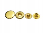 Napy Alfa zatrzaski kaletnicze 15 mm / 50 sztuk żółty złoty