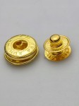 Napy Alfa zatrzaski kaletnicze 15 mm / 50 sztuk żółty złoty