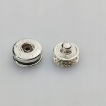 Napy zatrzaski metalowe ALFA NIERDZEWNE 10 mm 50 sztuk nikiel