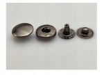 Napy zatrzaski ALFA kaletnicze 12,5 mm 10 sztuk czarne