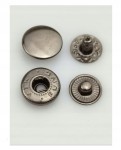 Napy zatrzaski ALFA kaletnicze 12,5 mm 10 sztuk czarne