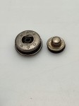 Napy zatrzaski metalowe alfa 15 mm 50 sztuk czarne