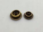 Napy zatrzaski Standard 17 mm 10 sztuk stare złoto