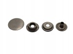 Napy zatrzaski standard 17 mm czarny nikiel 10 sztuk