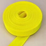 Taśma nośna MOCNA poliestrowa 30 mm / 1,1 mm żółty neon 10 metrów (1005)