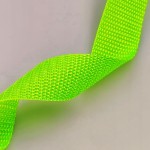 Taśma nośna MOCNA poliestrowa 25 mm / 1,1 mm zielony neon 50 metrów (1001)