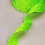 Taśma nośna MOCNA poliestrowa 20 mm / 1,1 mm zielony neon 10 metrów (1001)