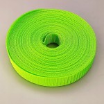 Taśma nośna MOCNA poliestrowa 20 mm / 1,1 mm zielony neon 1 metr (1001)