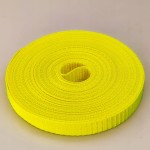 Taśma nośna MOCNA poliestrowa 15 mm / 1,1 mm żółty neon 1 metr (1005)