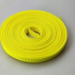 Taśma nośna MOCNA poliestrowa 10 mm / 1,1 mm żółty neon 1 m (1005)