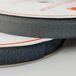 Taśma rzep haczyk + pętelka 25 mm komplet 1 metr ciemno szara