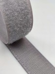 Taśma rzep haczyk + pętelka 25 mm komplet 1 metr szara