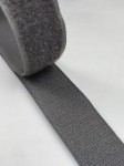 Taśma rzep 30 mm komplet haczyk + pętelka obie strony 1 metr szara