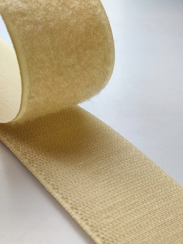 Taśma RZEP 30 mm komplet haczyk + pętelka obie strony beżowa 1 metr