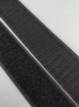 Taśma RZEP 50 mm komplet haczyk + pętelka obie strony czarna 1 metr