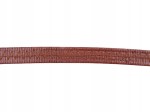 Guma obszywana mocna do butów 8 mm / 100 cm brązowa