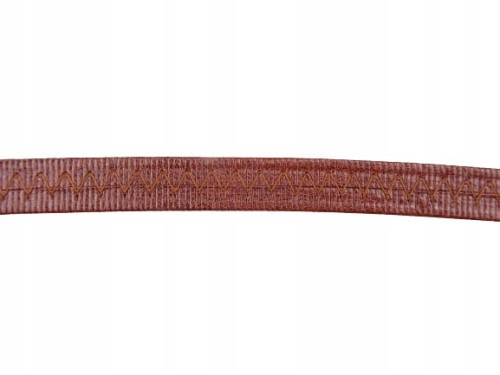 Guma obszywana mocna do butów 8 mm / 100 cm brązowa