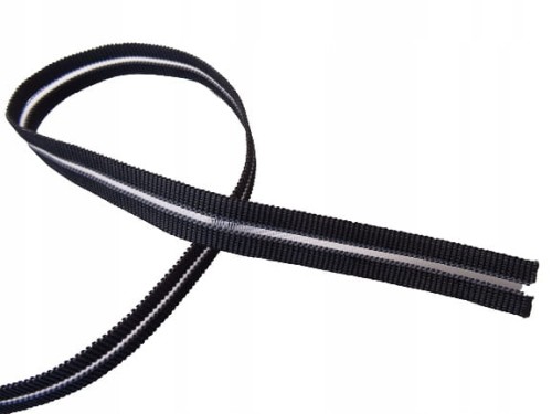 Guma ŻYŁKOWA do klamerek zapięć 12 mm czarny 1 metr