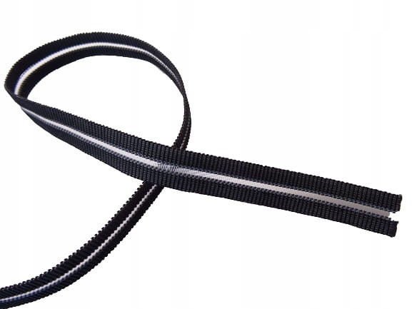 Guma ŻYŁKOWA do klamerek zapięć 10 mm czarny 1 metr