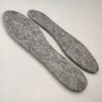 Wkładki do butów filcowe szare grube 6 mm rozmiar 46